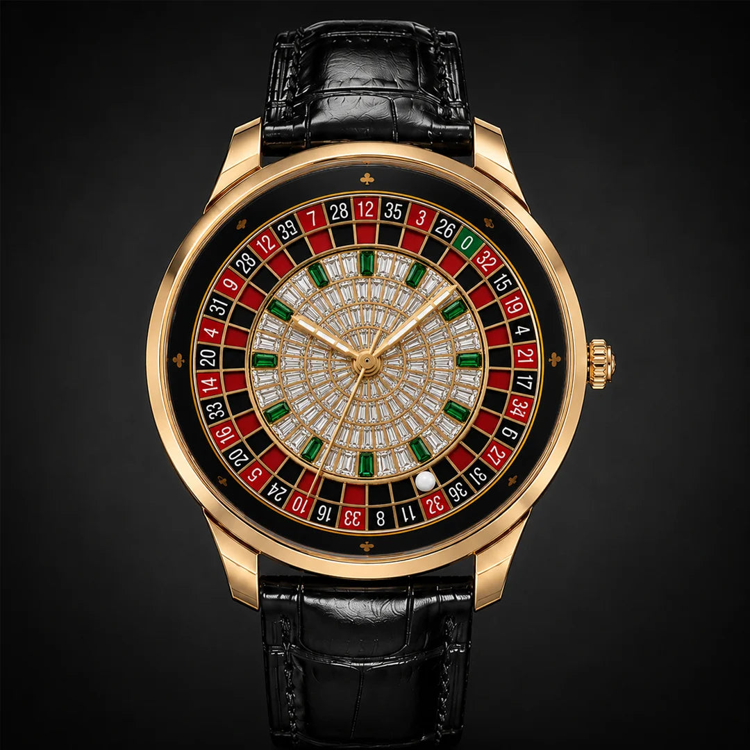 Luxury Roulette Style Watch – Casino Inspired Premium Timepiece