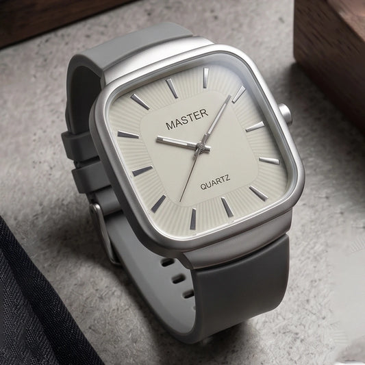 Master Quartz Silicon Strap Watch – Premium Everyday Timepiece
