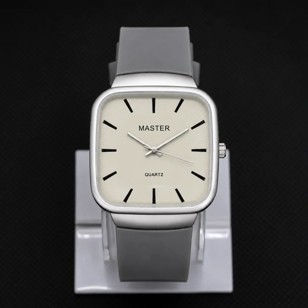 Master Quartz Silicon Strap Watch – Premium Everyday Timepiece