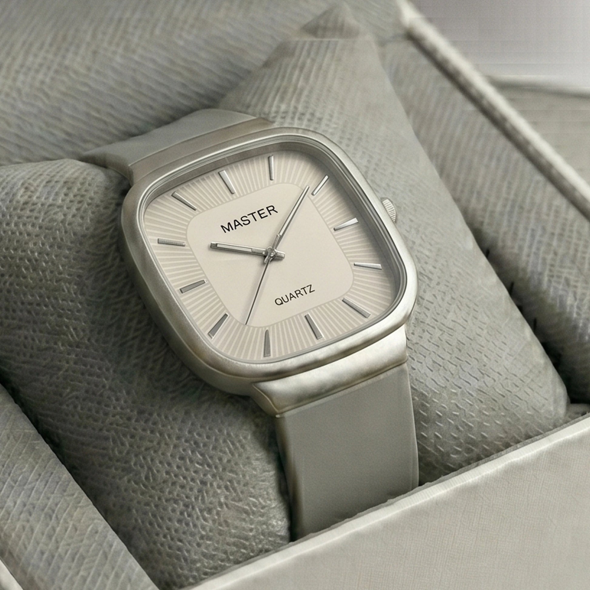 Master Quartz Silicon Strap Watch – Premium Everyday Timepiece