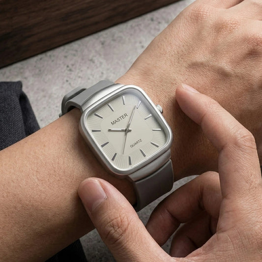 Master Quartz Silicon Strap Watch – Premium Everyday Timepiece
