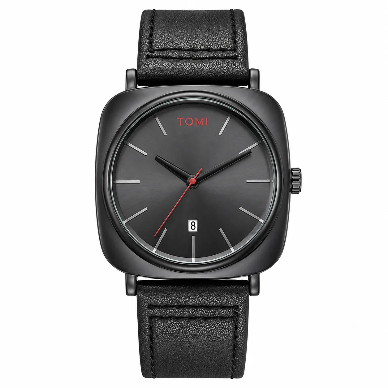TOMI T-084 Men’s Luxury Business Watch – Quartz Movement & Date Display – Premium Leather Strap