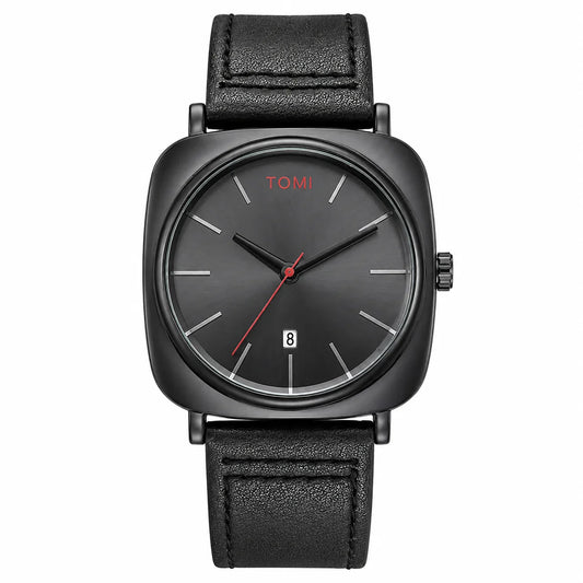 TOMI T-084 Men’s Luxury Business Watch – Quartz Movement & Date Display – Premium Leather Strap
