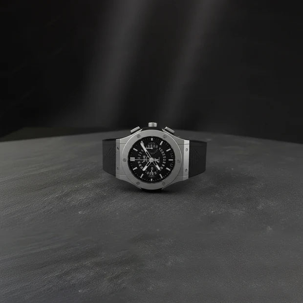 Luxury Leather Strap Watch for Men | Premium Minimal Design, Elegant Style & All-Day Comfort Black