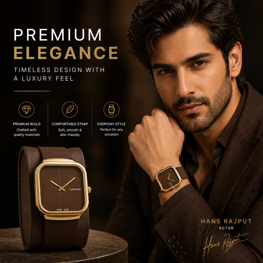 Premium Square Dial Men’s Watch | Time to Upgrade Your Style